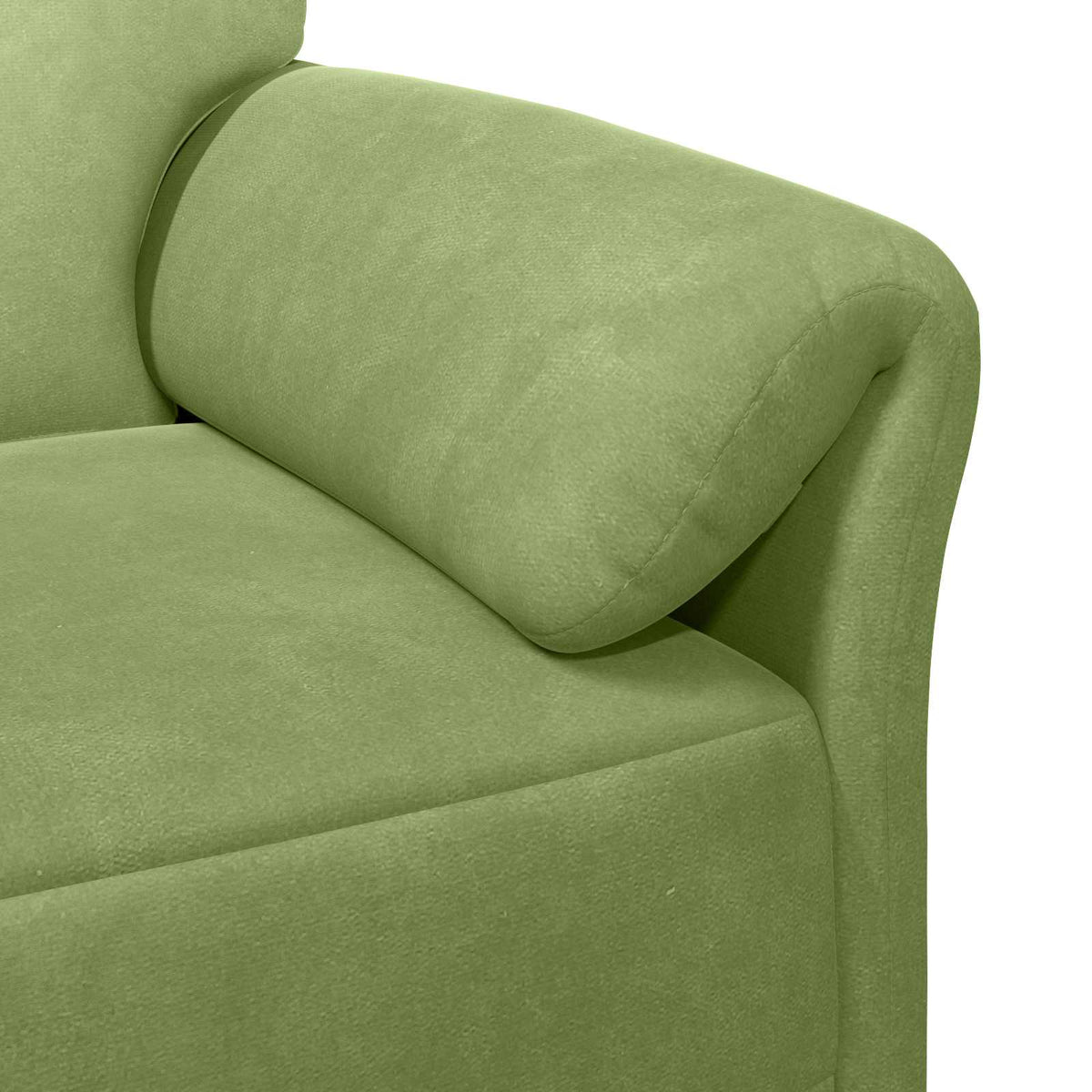 Sofa za dvije osobe Svijetlo zelena 158 x 83 x 95 cm Baršun