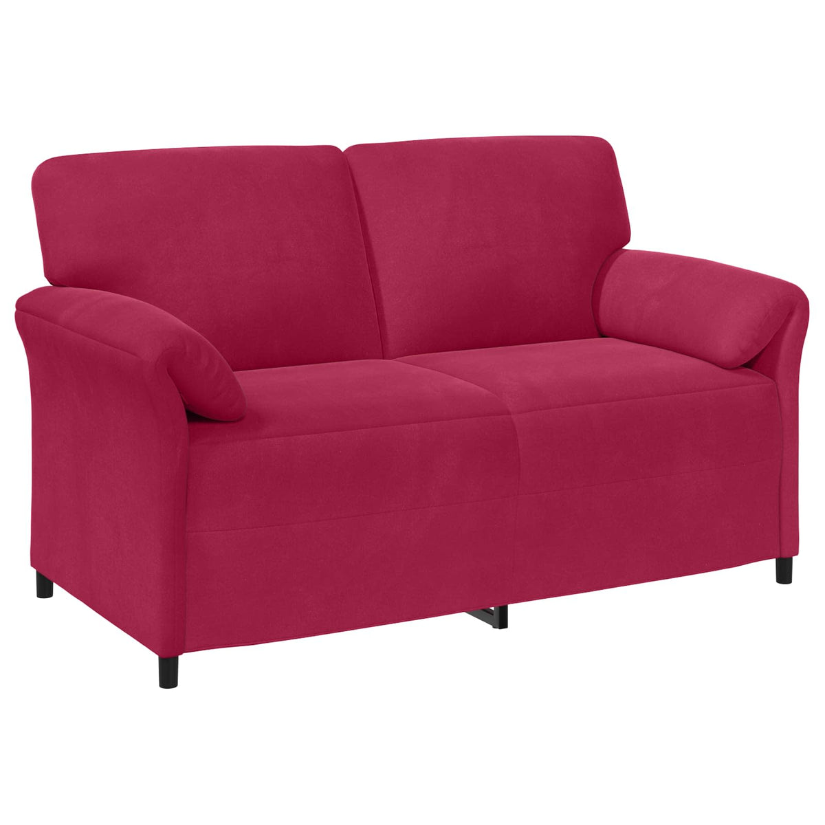Sofa za dvije osobe Vinska crvena 158 x 83 x 95 cm Baršun