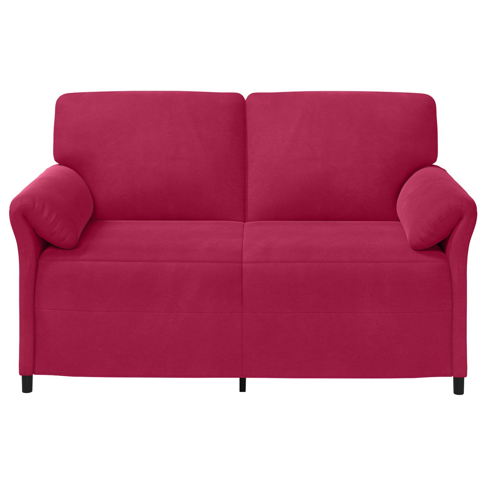 Sofa za dvije osobe Vinska crvena 158 x 83 x 95 cm Baršun