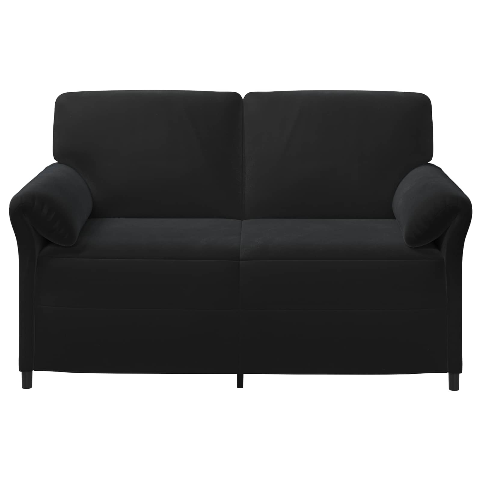 Sofa za dvije osobe Crna 158 x 83 x 95 cm Baršun