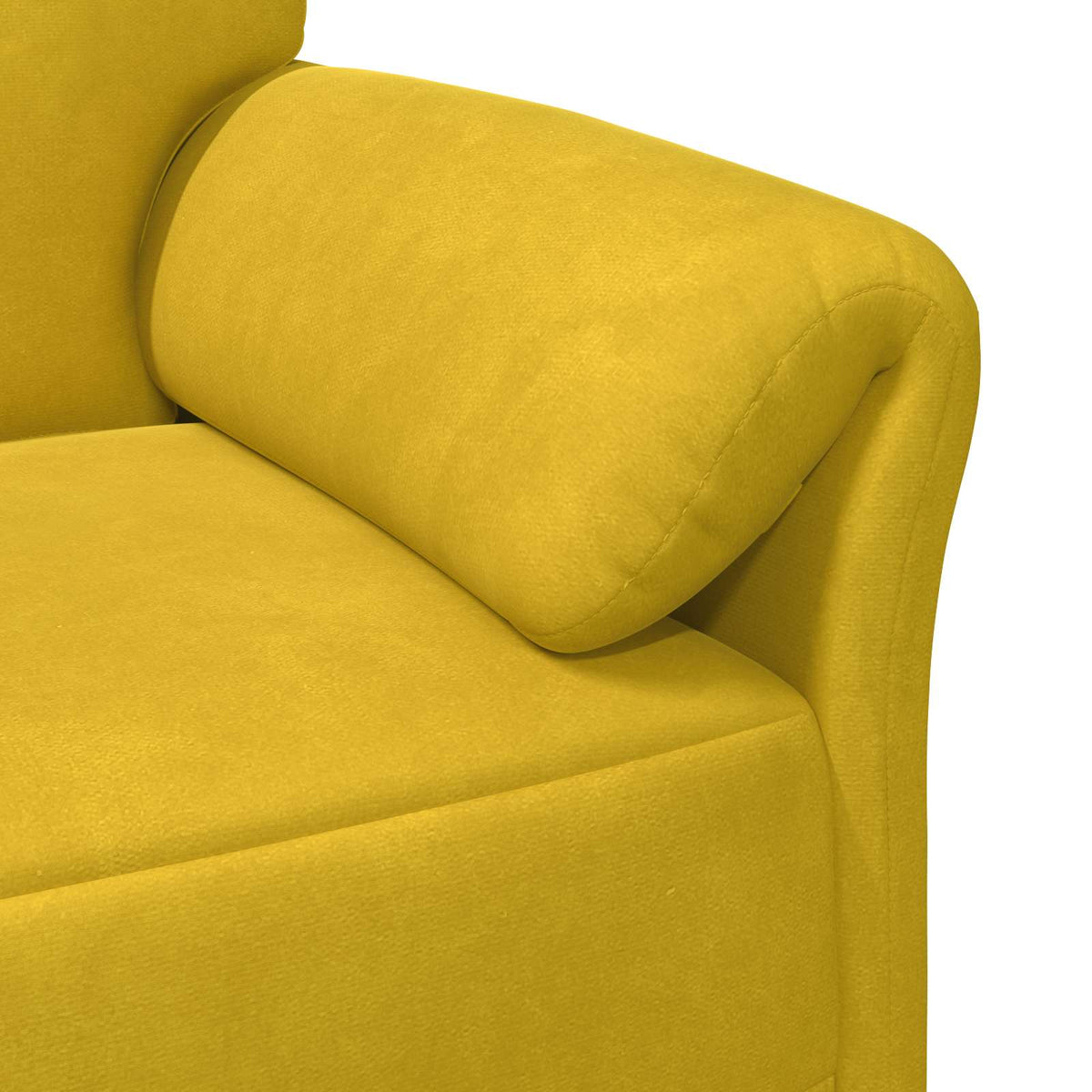 Sofa za dvije osobe Žuta 158 x 83 x 95 cm Baršun