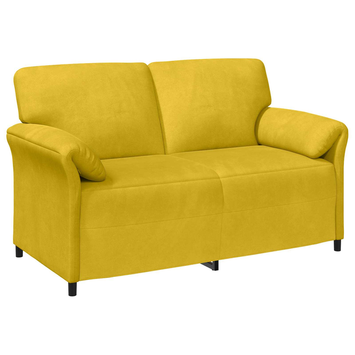 Sofa za dvije osobe Žuta 158 x 83 x 95 cm Baršun