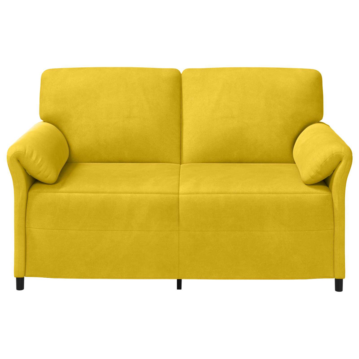 Sofa za dvije osobe Žuta 158 x 83 x 95 cm Baršun