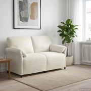 Sofa za dvije osobe Krem 158 x 83 x 95 cm Baršun