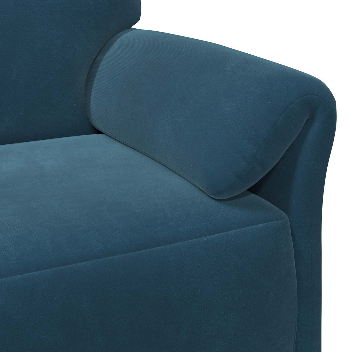 Sofa za dvije osobe Plava 158 x 83 x 95 cm Baršun