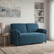 Sofa za dvije osobe Plava 158 x 83 x 95 cm Baršun