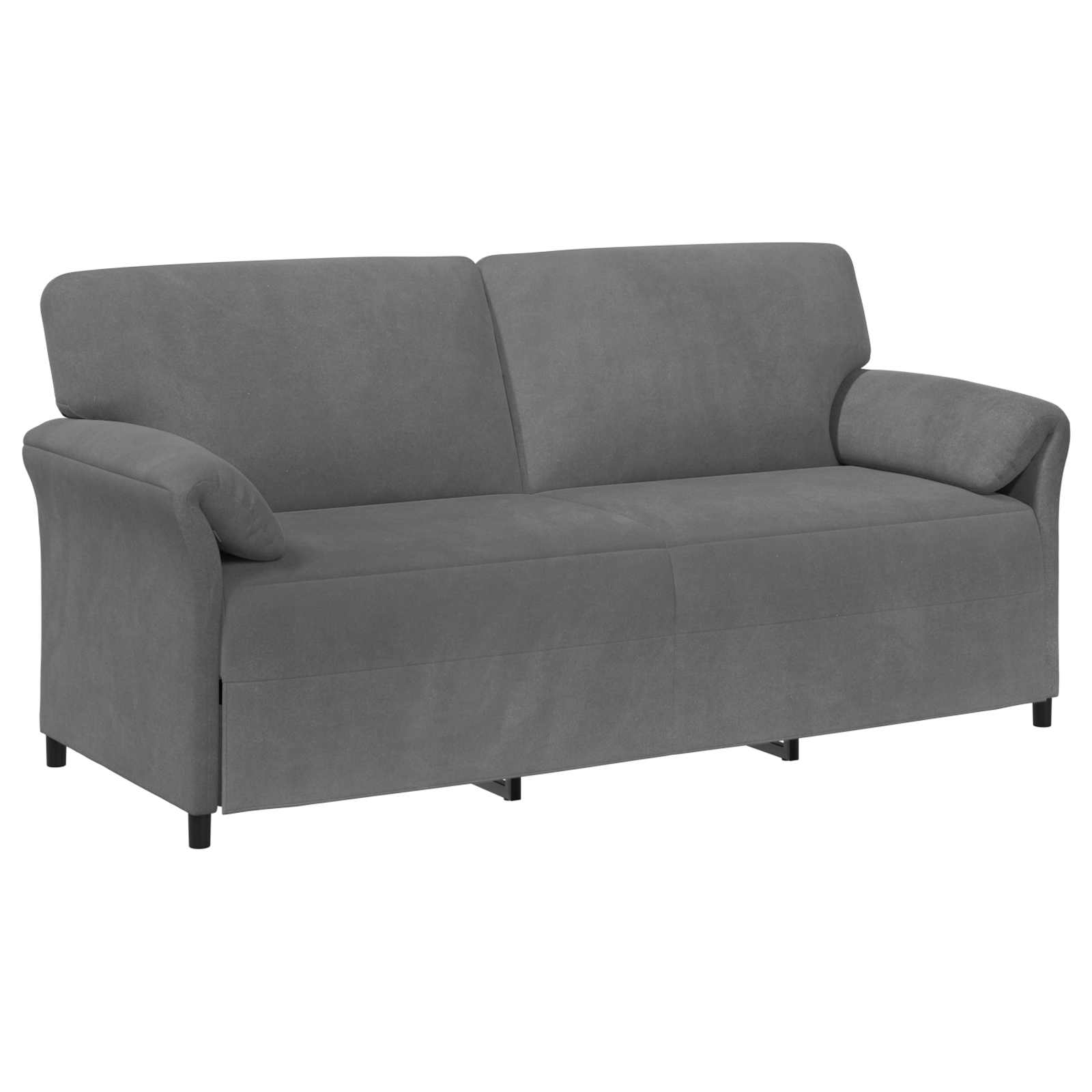 Sofa za 3 osobe Tamnosiva 198 x 83 x 95 cm Baršun