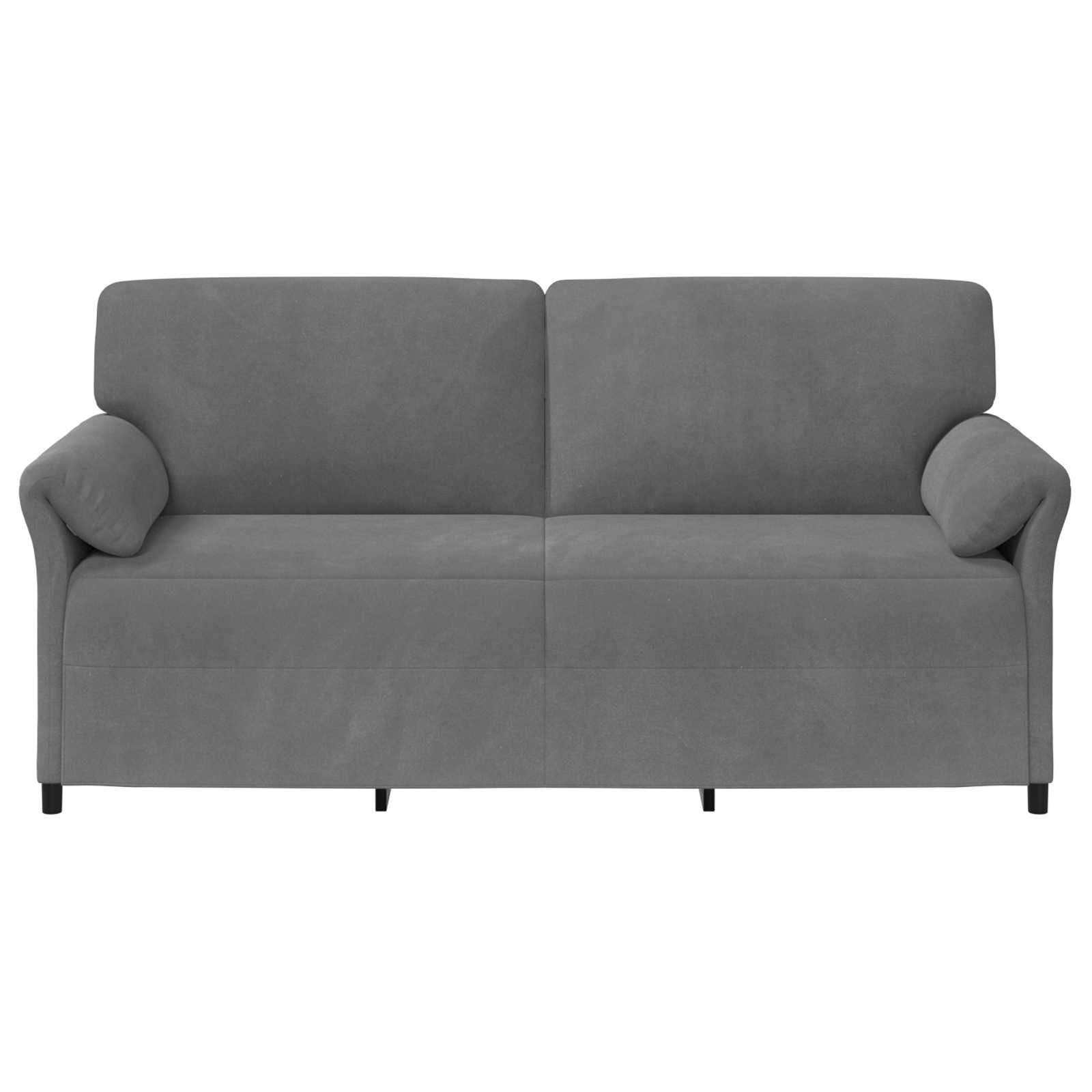 Sofa za 3 osobe Tamnosiva 198 x 83 x 95 cm Baršun