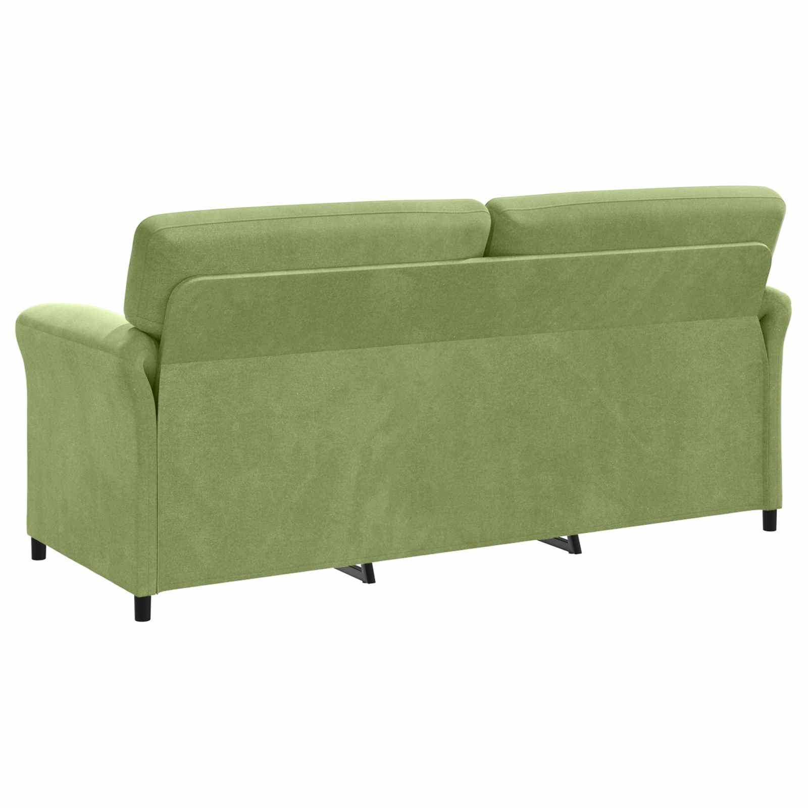 Sofa za 3 osobe Svijetlo zelena 198 x 83 x 95 cm Baršun