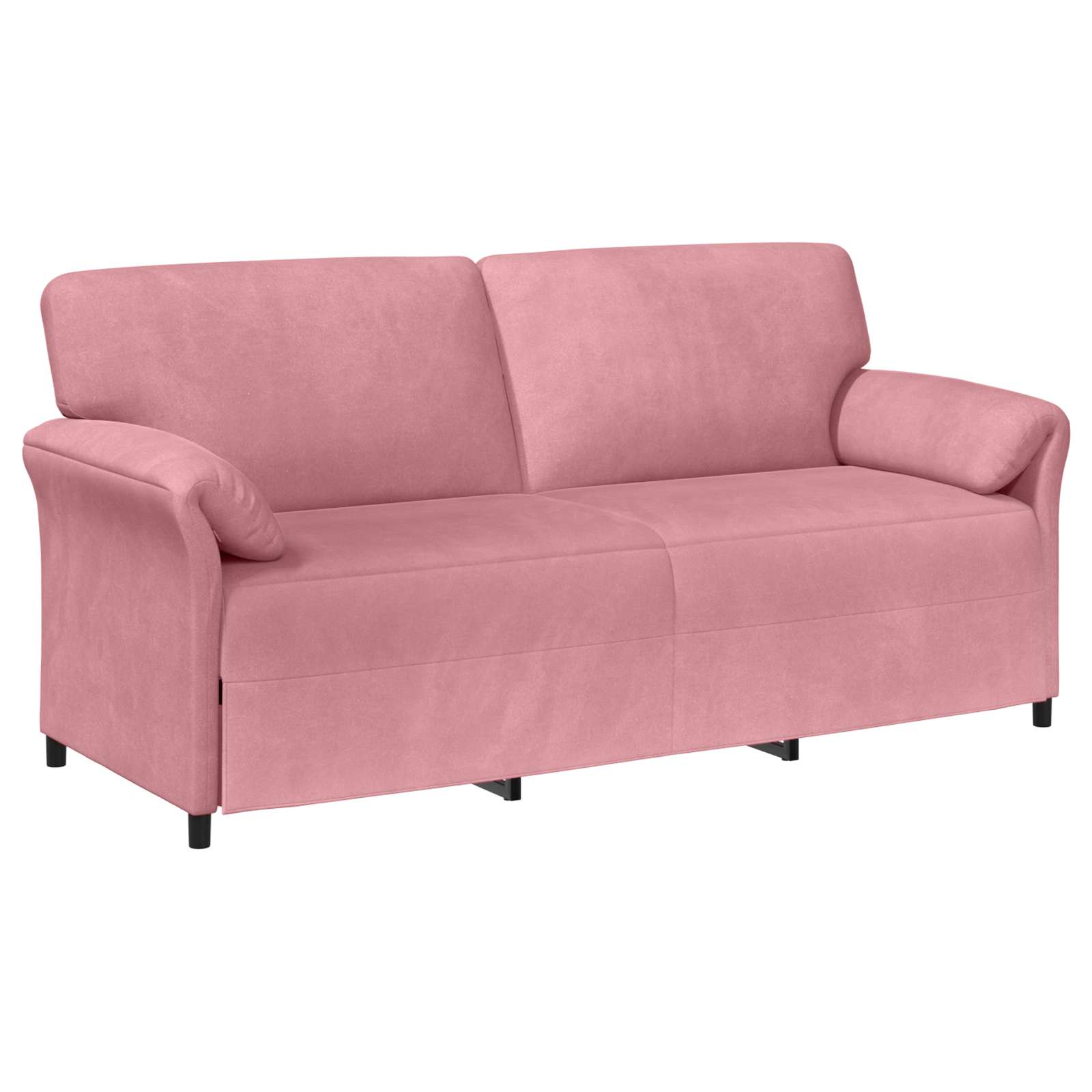 Sofa za 3 osobe Ružičasta 198 x 83 x 95 cm Baršun