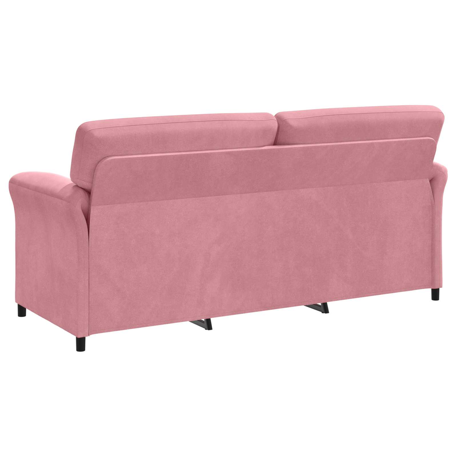 Sofa za 3 osobe Ružičasta 198 x 83 x 95 cm Baršun
