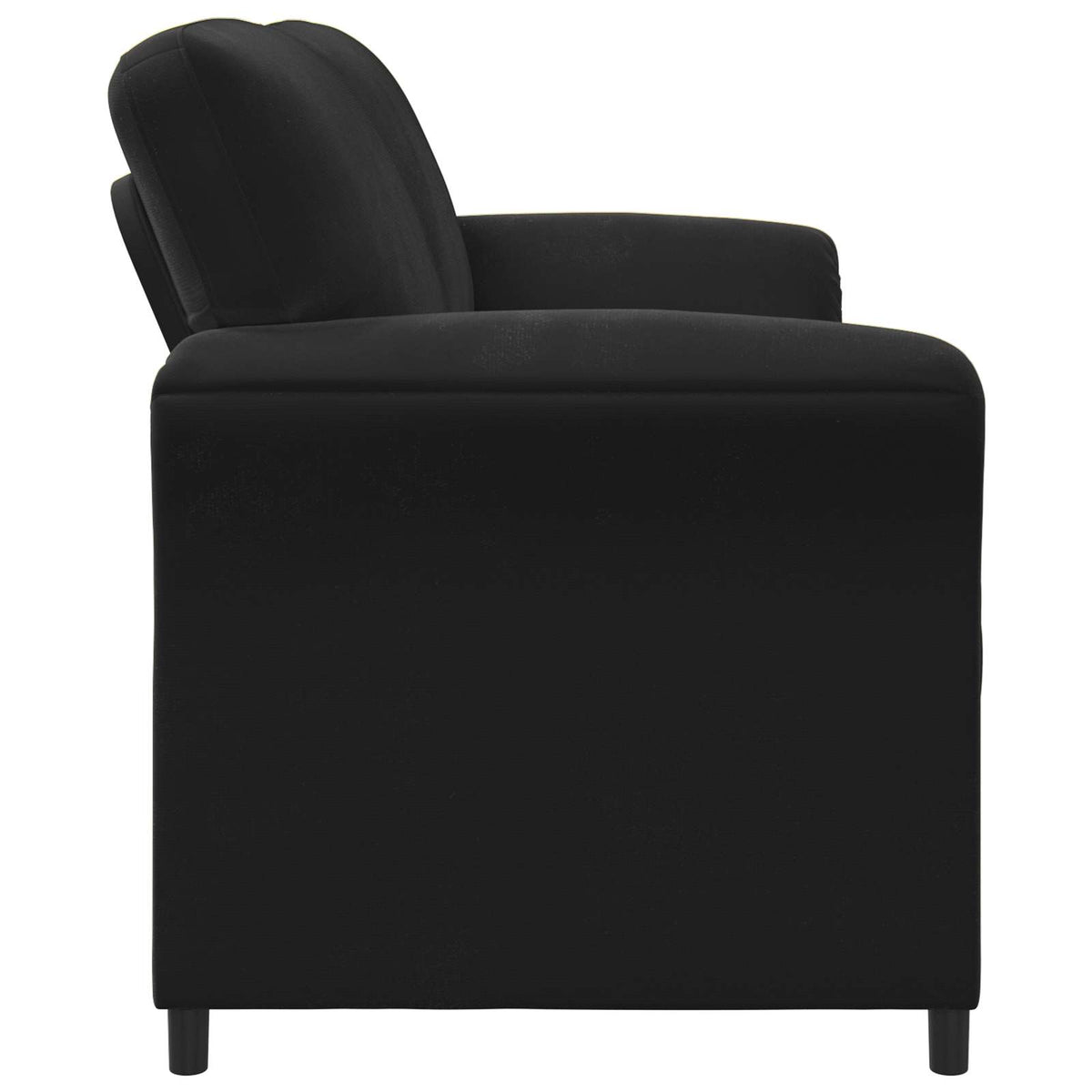 Sofa za 3 osobe Crna 198 x 83 x 95 cm Baršun