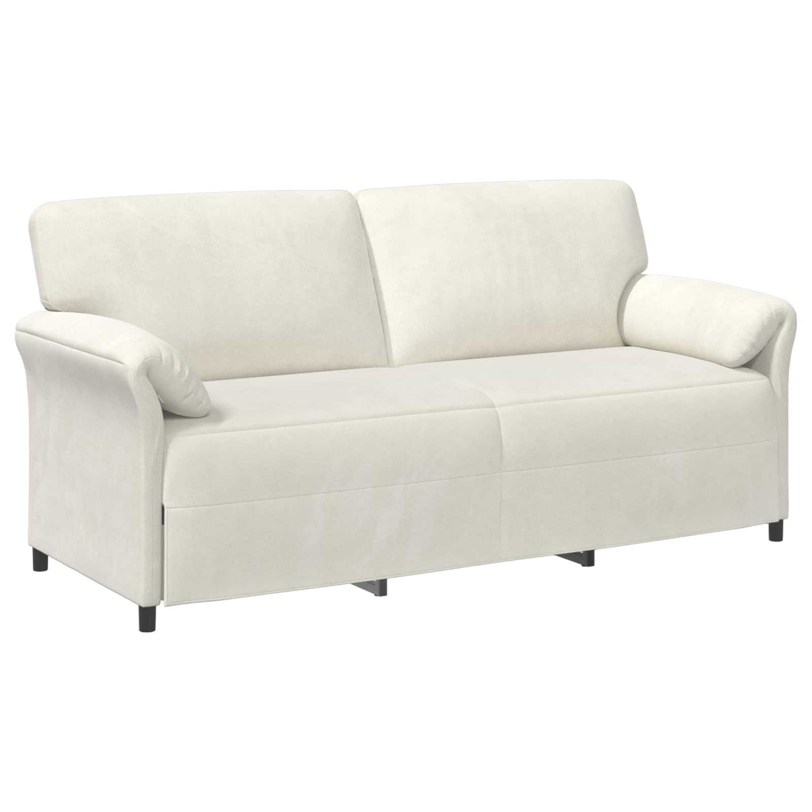 Sofa za 3 osobe Krem 198 x 83 x 95 cm Baršun