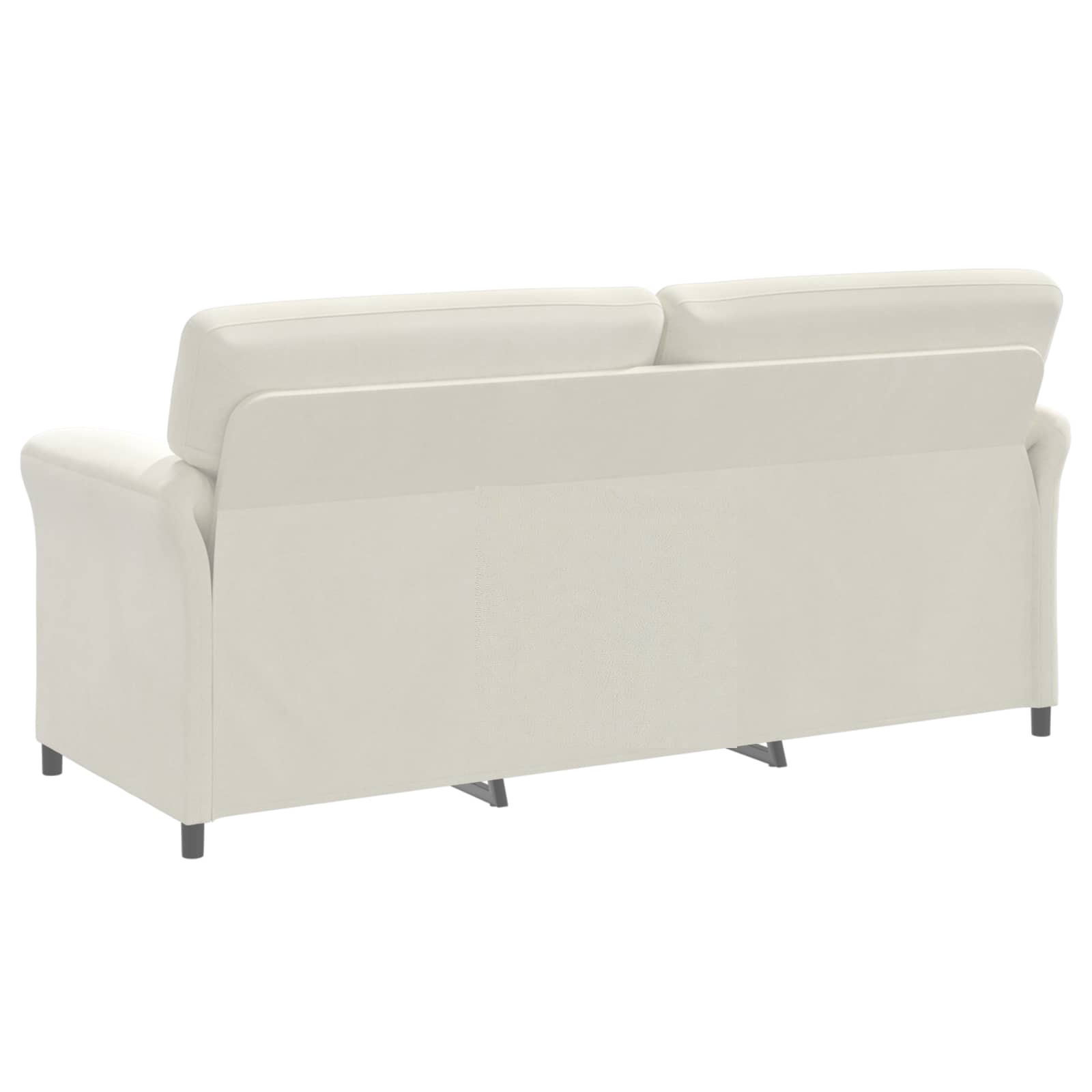 Sofa za 3 osobe Krem 198 x 83 x 95 cm Baršun