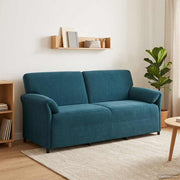 Sofa za 3 osobe Plava 198 x 83 x 95 cm Baršun