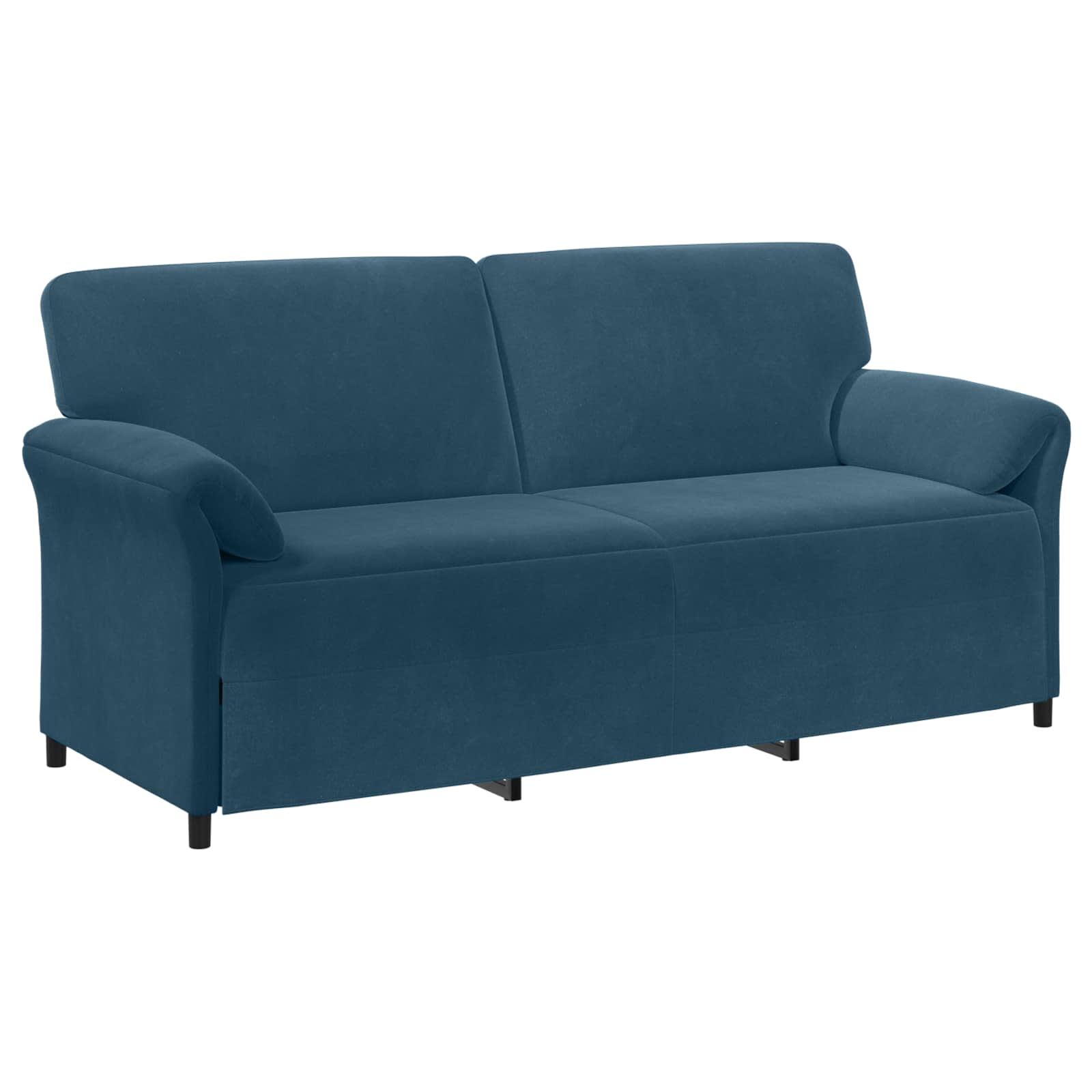 Sofa za 3 osobe Plava 198 x 83 x 95 cm Baršun