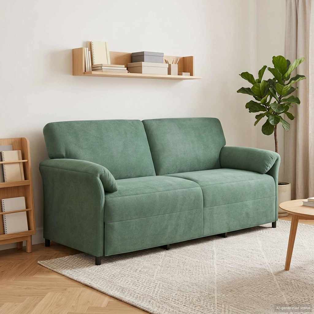 Sofa za 3 osobe Morska zelena 198 x 83 x 95 cm Baršun