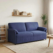 Sofa za 3 osobe Policijska plava 198 x 83 x 95 cm Baršun