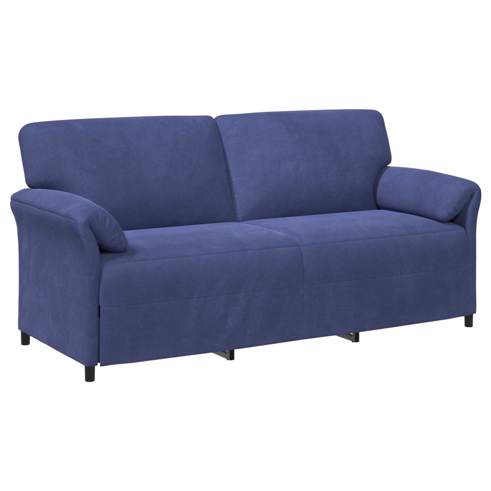 Sofa za 3 osobe Policijska plava 198 x 83 x 95 cm Baršun