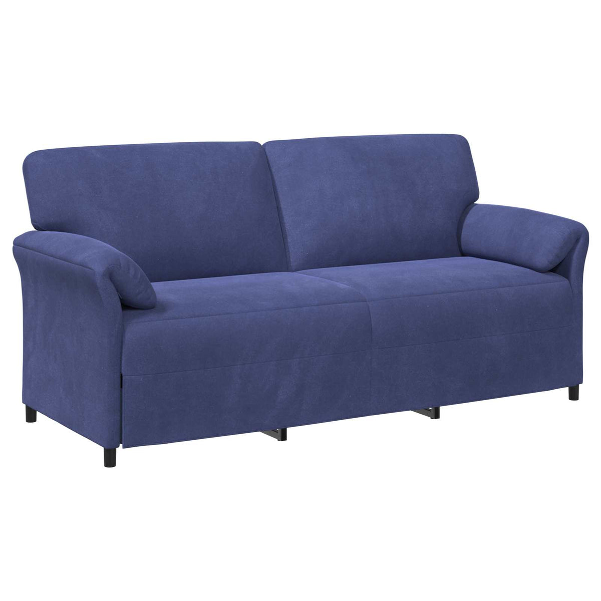 Sofa za 3 osobe Policijska plava 198 x 83 x 95 cm Baršun