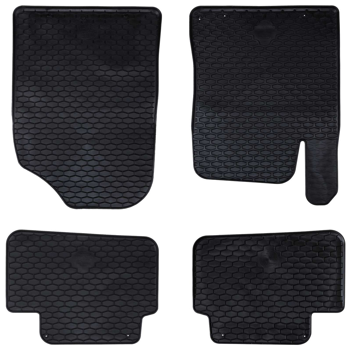 Auto tepih 4 pcs Crna prikladno za Hyundai i30 2017 Guma