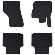 Auto tepih 4 pcs Crna prikladno za VW za PASSAT B9 TDI 2024-