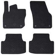 Auto tepih 4 pcs Crna prikladno za VW TIGUAN TDI 2024- Guma