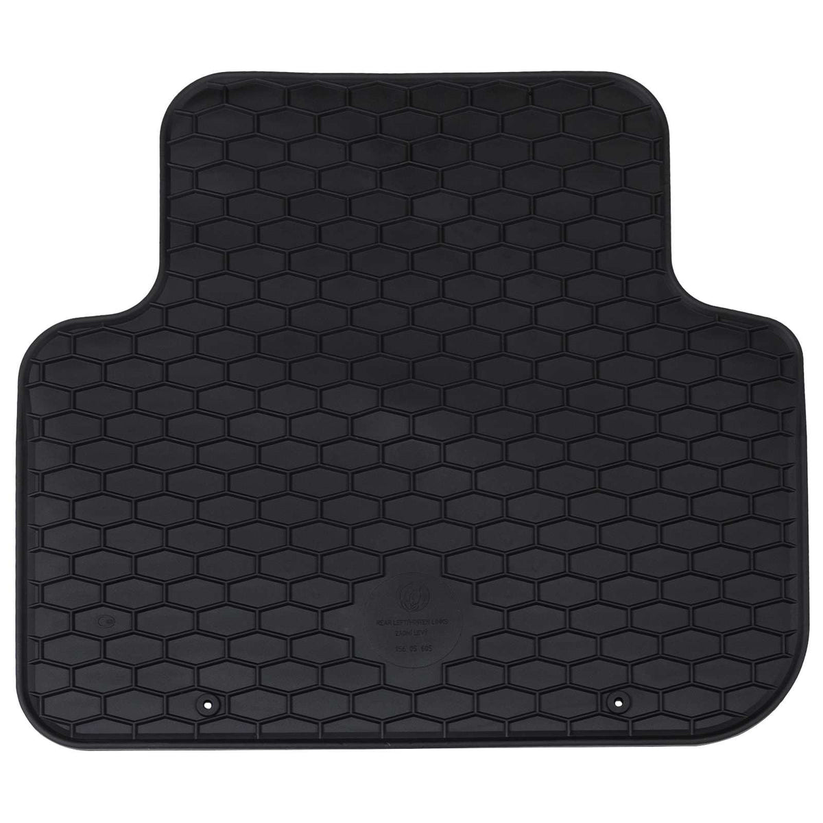 Auto tepih 4 pcs Crna prikladno za Audi Q3 2019-2025 Guma