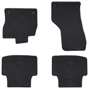 Auto tepih 4 pcs Crna prikladno za VW PASSAT B8 2014-2023 Guma
