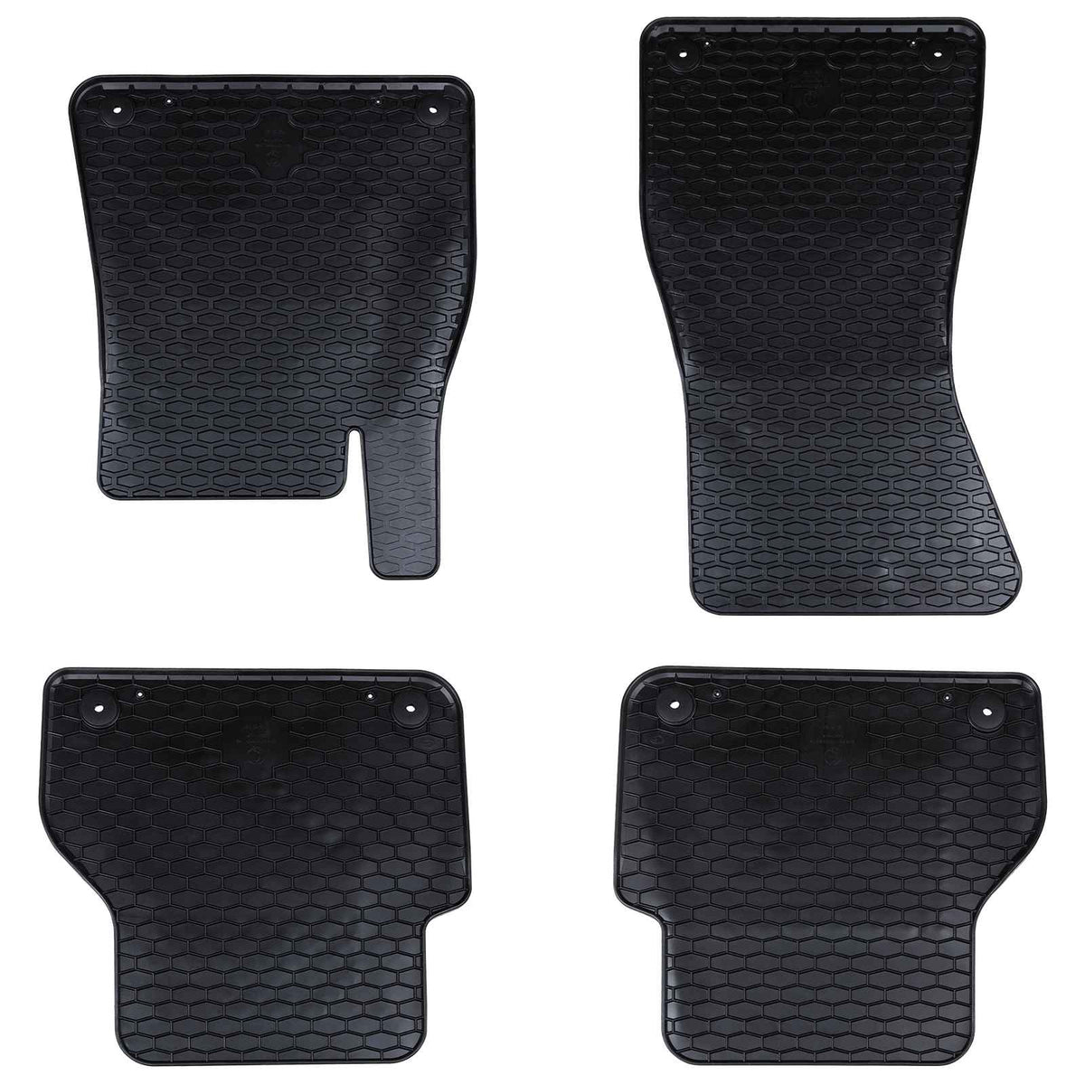 Auto tepih 4 pcs Crna prikladno za Audi A6 / A7 2018-2025 4D Aft.