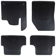 Auto tepih 4 pcs Crna Pogodno za CITROEN C5 AIRCROSS 2017- Guma