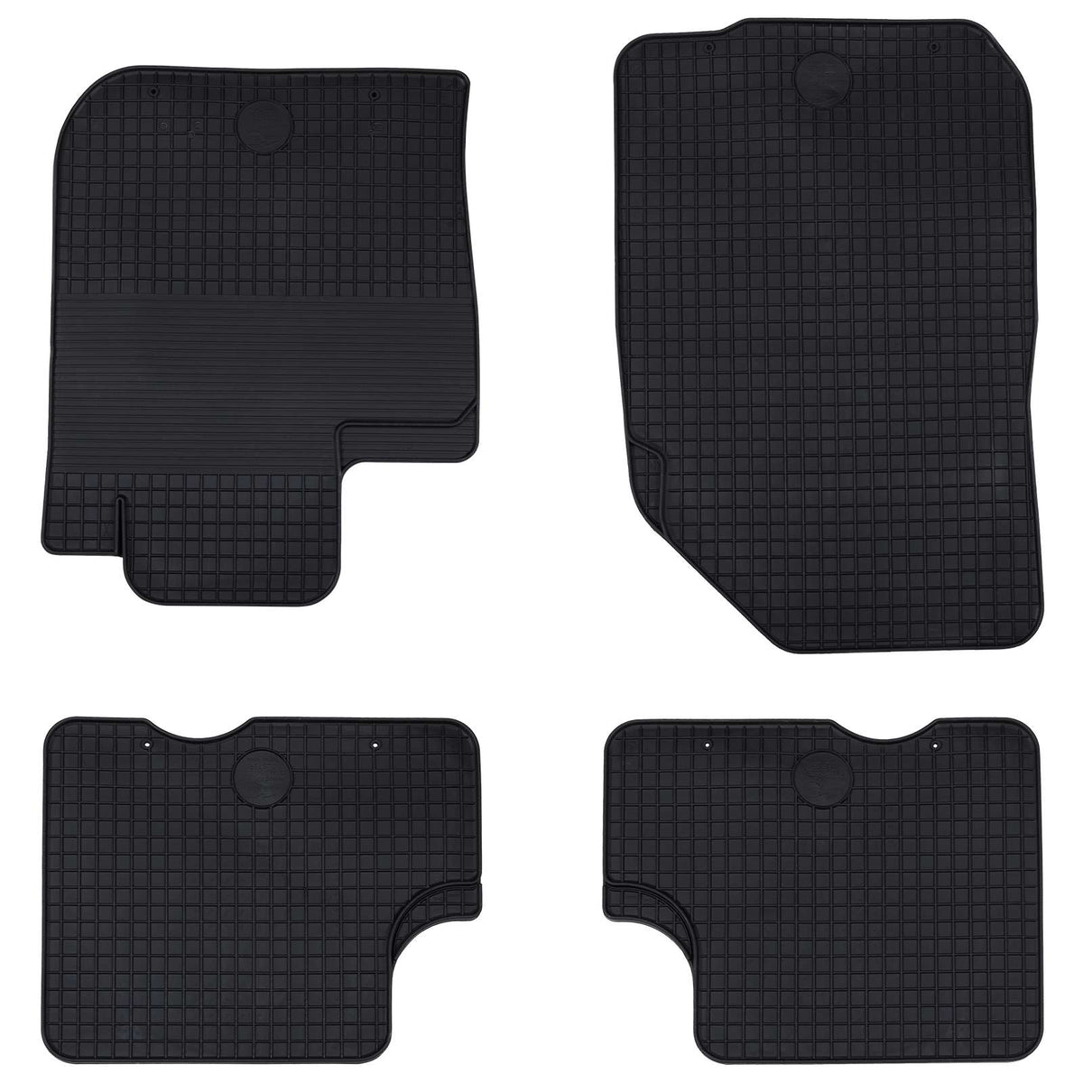 Auto tepih 4 pcs Crna prikladno za DACIA DUSTER 2010-2017 Guma