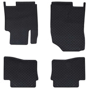 Auto tepih 4 pcs Crna prikladno za HYUNDAI i20 2014-2019 Guma