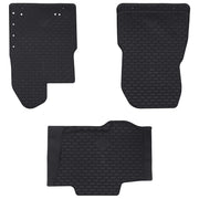 Auto tepih 3 pcs Crna Guma