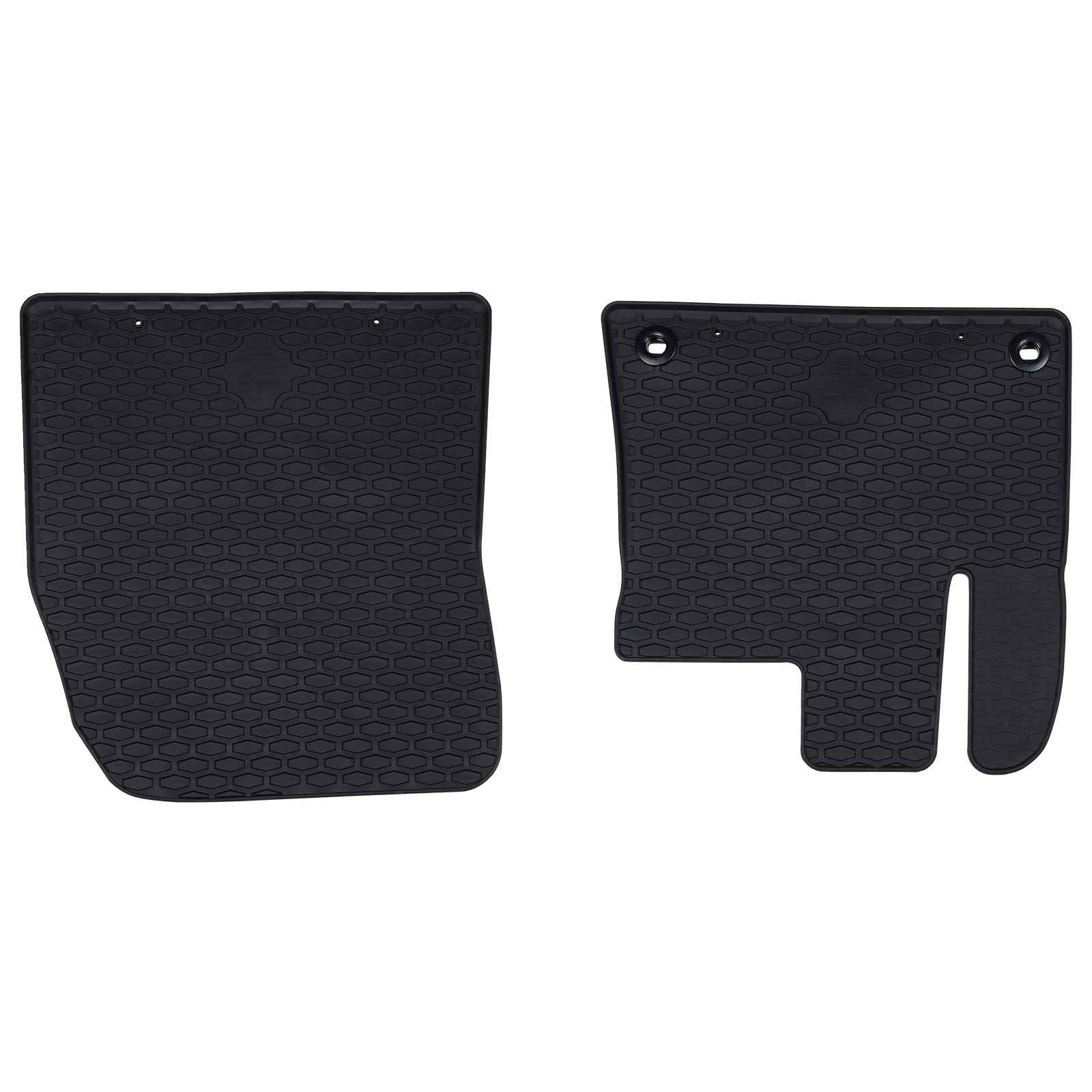 Auto tepih 2 pcs Crna Guma
