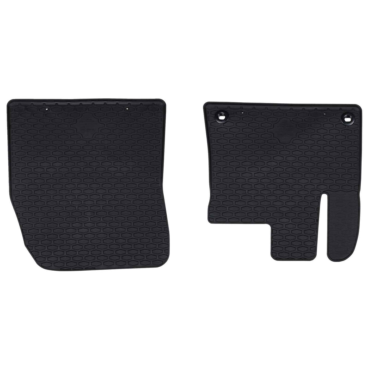 Auto tepih 2 pcs Crna Guma