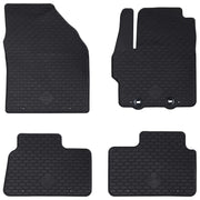 Auto tepih 4 pcs Crna Pogodno za Toyota AYGO X 2022- Guma