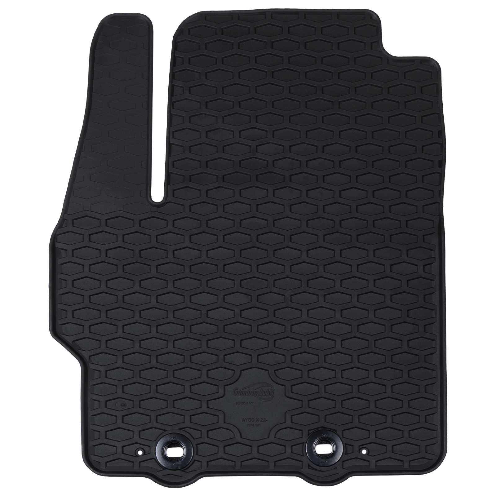Auto tepih 4 pcs Crna Pogodno za Toyota AYGO X 2022- Guma