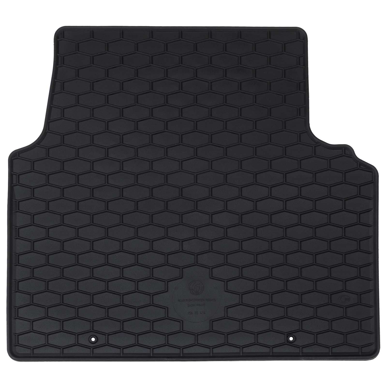 Auto tepih 4 pcs Crna prikladno za VW ID.3 2019- Guma