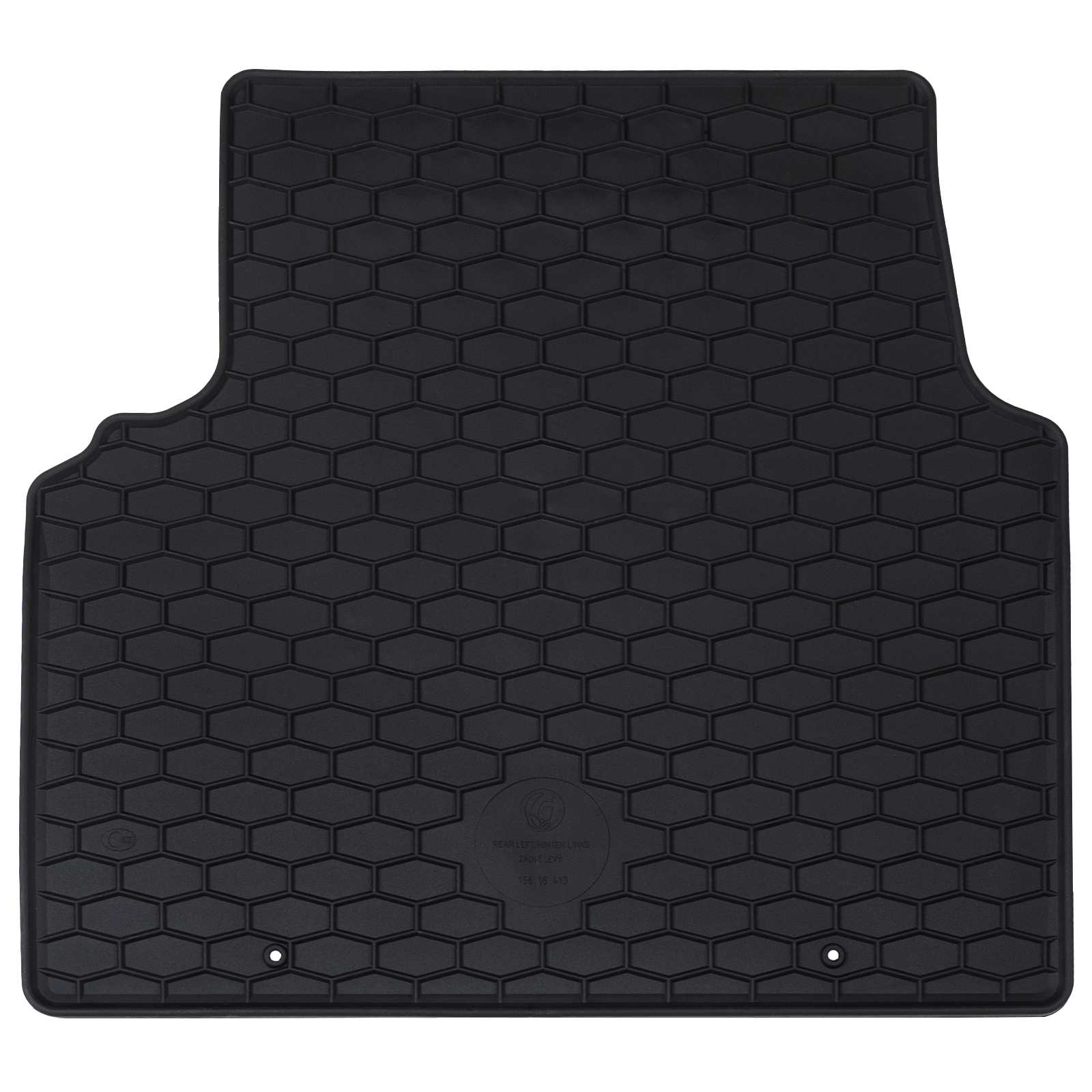 Auto tepih 4 pcs Crna prikladno za VW ID.3 2019- Guma