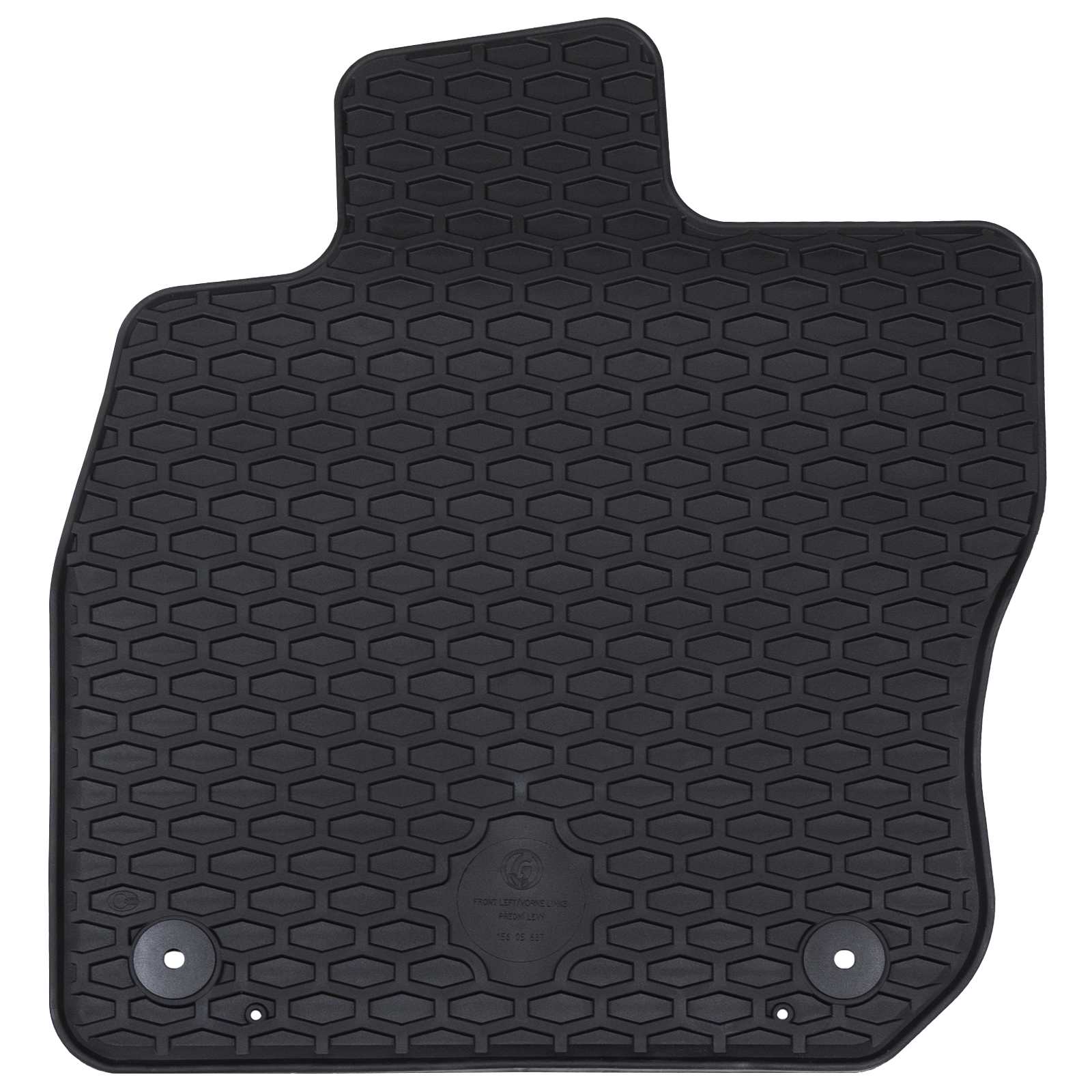 Auto tepih 4 pcs Crna prikladno za VW GOLF VIII Variant 2020-