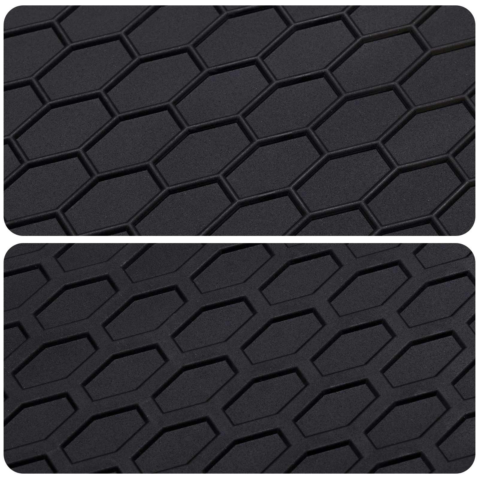 Auto tepih 4 pcs Crna prikladno za VW TIGUAN MHEV & PHEV 2024-
