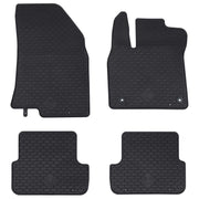 Auto tepih 4 pcs Crna Pogodno za SANDERO 2020- Guma