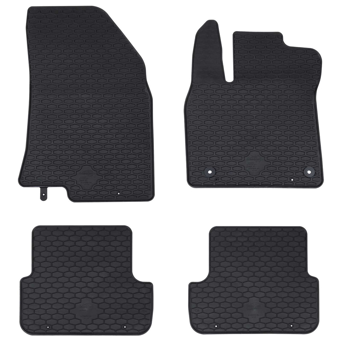 Auto tepih 4 pcs Crna Pogodno za SANDERO 2020- Guma
