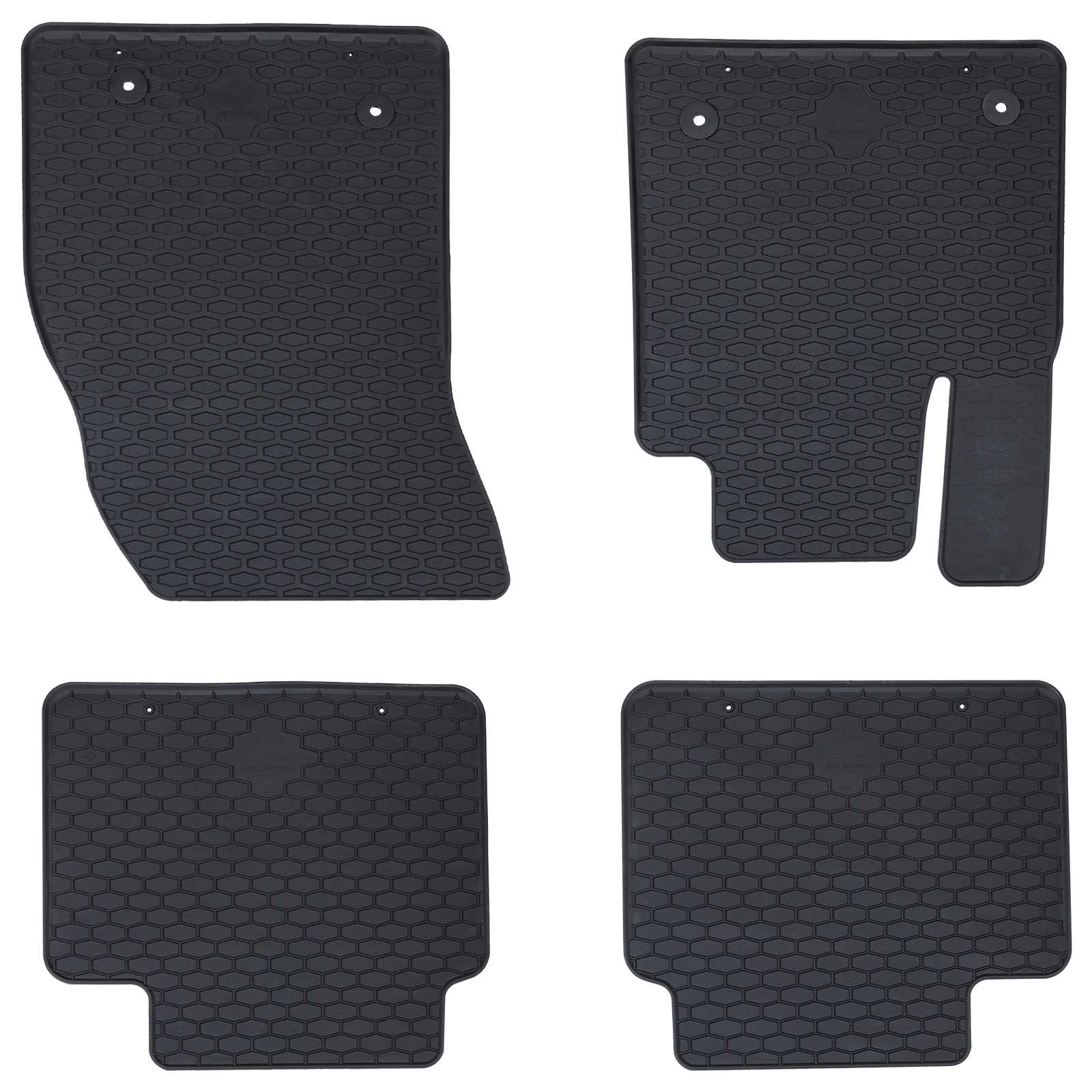 Auto tepih 4 pcs Crna prikladno za Ford Focus 2018- 4D Aft.