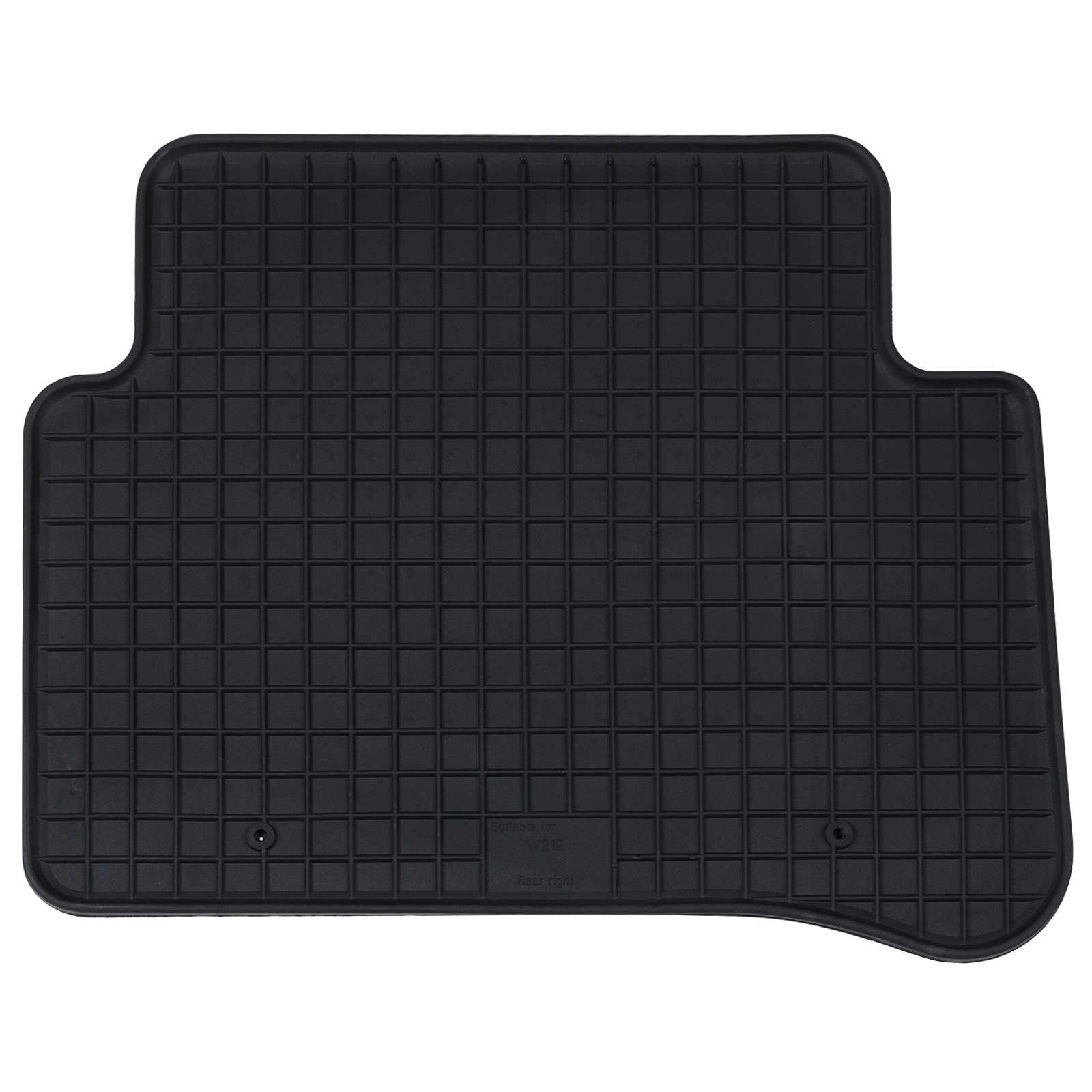 Auto tepih 4 pcs Crna prikladno za MERCEDES E 2009-2016 Guma