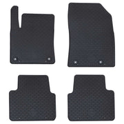 Auto tepih 4 pcs Crna prikladno za CITROEN C3 AIRCROSS 2017-
