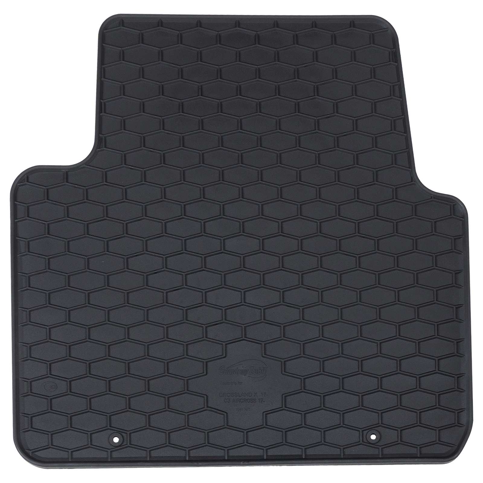 Auto tepih 4 pcs Crna prikladno za CITROEN C3 AIRCROSS 2017-