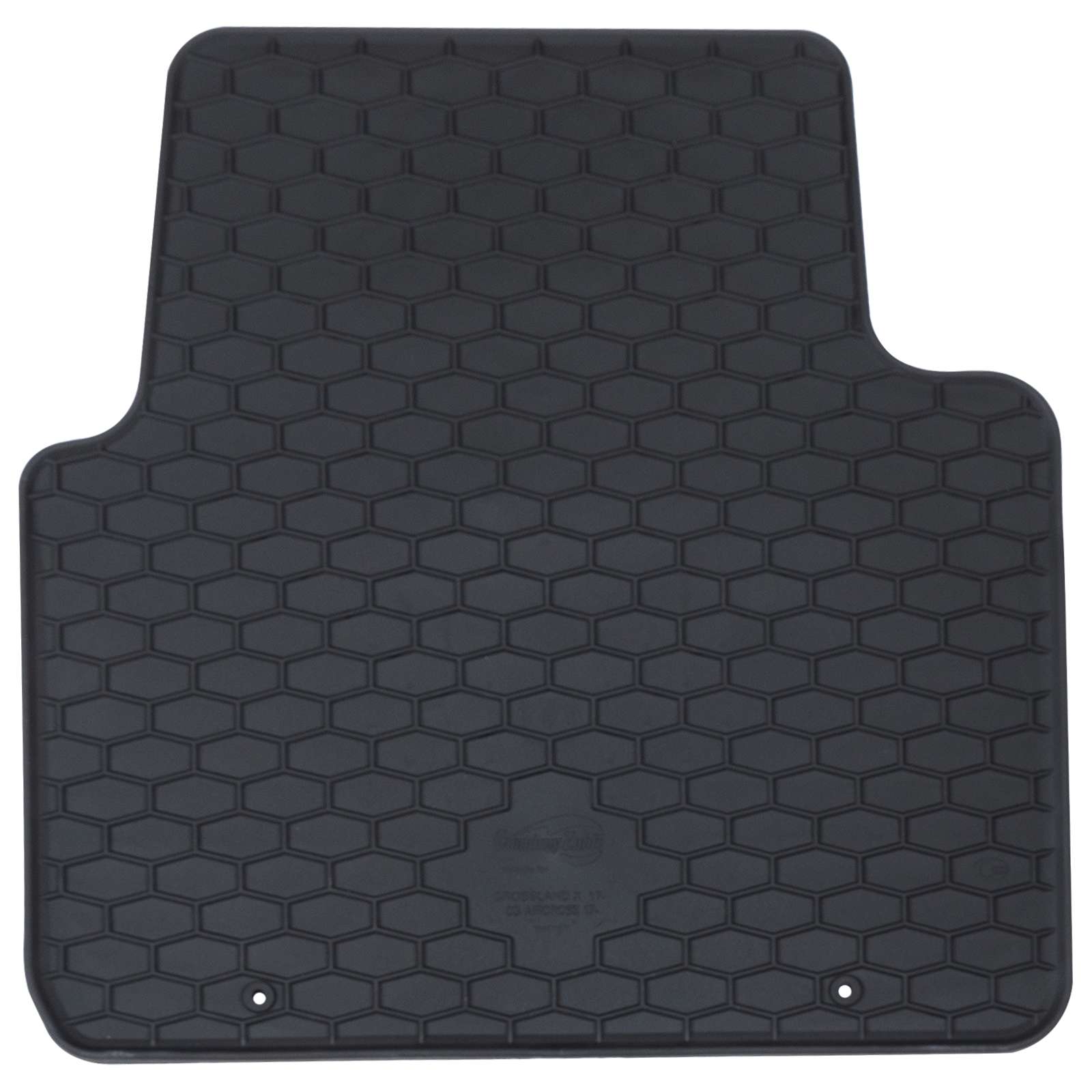 Auto tepih 4 pcs Crna prikladno za CITROEN C3 AIRCROSS 2017-
