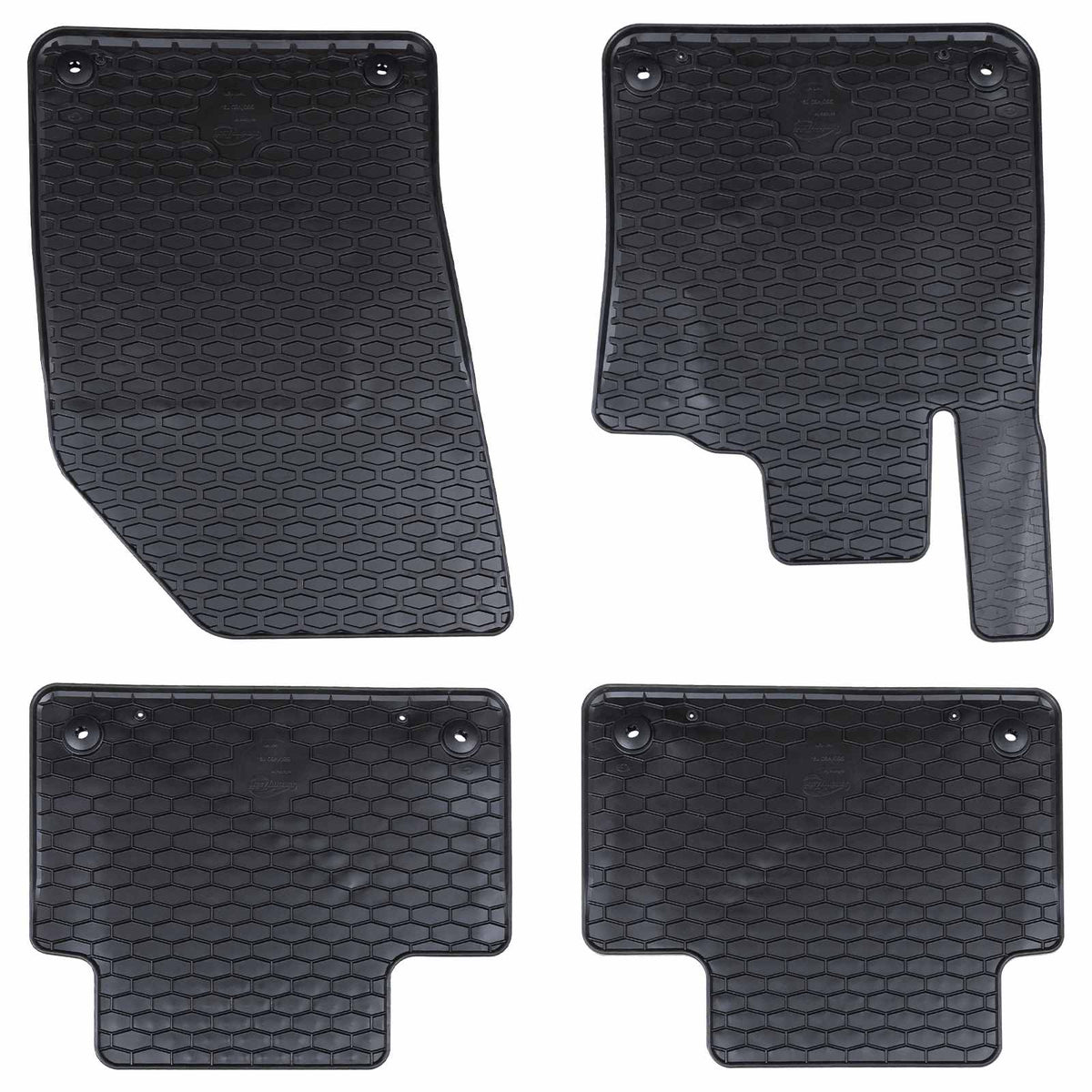 Auto tepih 4 pcs Crna prikladno za Volvo S60 / V60 2019- 4D Aft